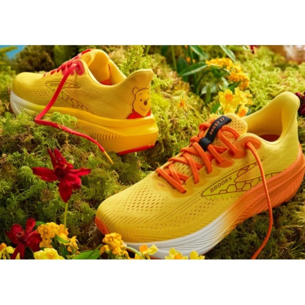 2026 Disney Brooks Run Winnie the Pooh Ghost 17 Womens SZ 8 Springtime runDisney